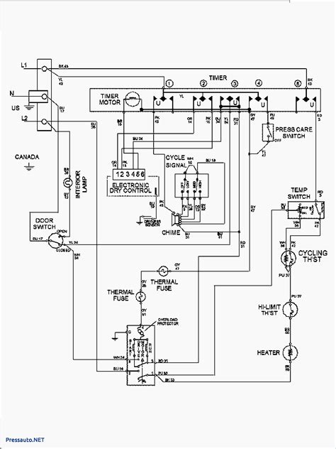 kenmore dryer model  wiring diagram