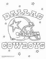 Coloring Dallas Cowboys Pages sketch template