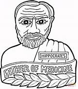 Hippocrates Father Padre Medicina Ippocrate Hipócrates Cientifico Metodo Stampare Visitar Timetoast sketch template