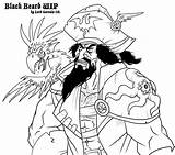 Blackbeard Getdrawings Drawing sketch template