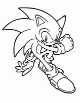 Sonic Coloring Pages Hedgehog Print Color Kids sketch template