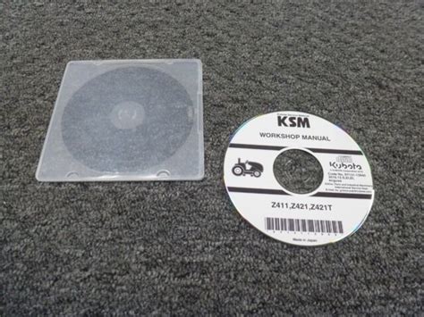 kubota   zt  turn mower shop service repair manual cd ebay