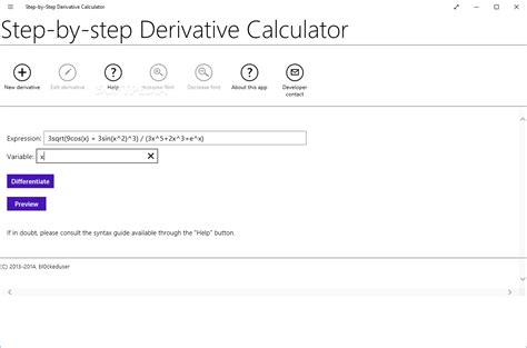 step  step derivative calculator