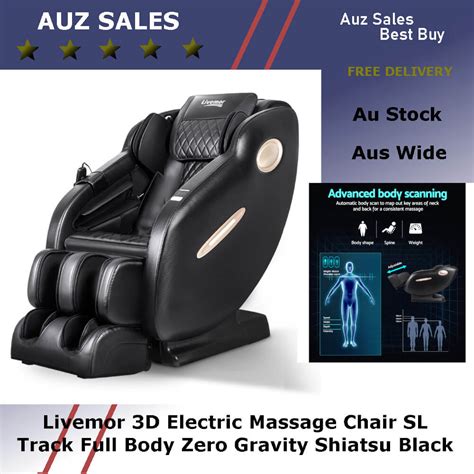 livemor 3d electric massage chair sl track full body zero gravity