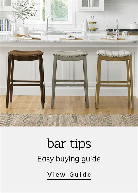 bar stools sitting  top   kitchen counter