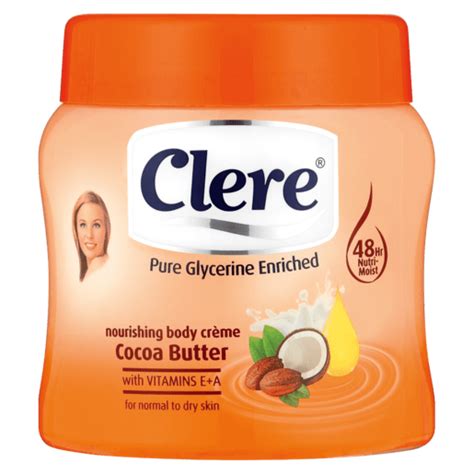 clere body cream cocoa butter ml bestlady cosmetics