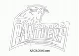 Coloring Panthers Carolina Newton Cam sketch template