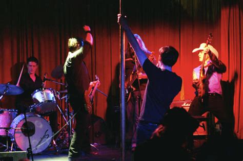 live band karaoke vs pole dancing demos