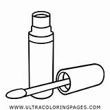 Gloss Lip Coloring Clipart Pages Lipstick Sketch Template Cartoon Transparent Clipground sketch template