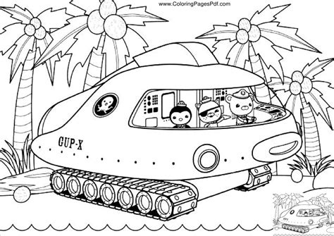 octonauts gup  coloring pages