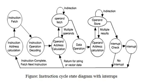 describe  instruction cycle state diagram  interrupts mmr cse