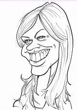 Caricature Drawings Caricatures sketch template