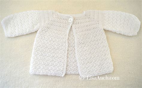 sweet sugar crochet baby cardigan easy  pattern