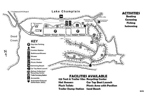 ausable point campground campsite  site  campground photo