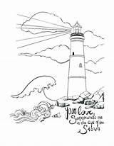 Coloring Lighthouse Pages Romans Adults Bible Adult Printable Rock Stormy Realistic Surrounds Light Jesus Verse Shopkins Lipstick Seas Even Drawing sketch template