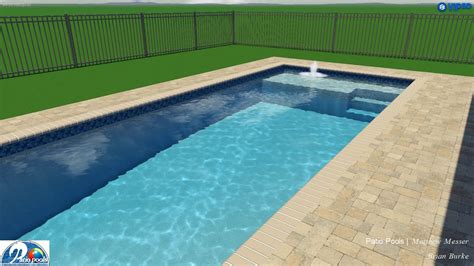 rectangle swimming pool  sun shelf  patio pools youtube