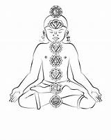 Chakra Chakras Yoga Storytime sketch template