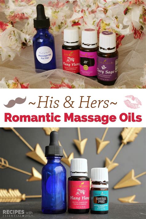 his and hers romantic massage oils recipes with