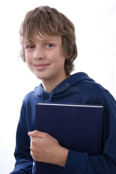 boy holding book stock photo image  standing notebook
