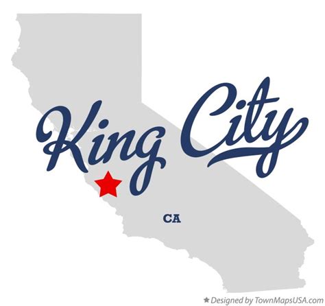map  king city ca california