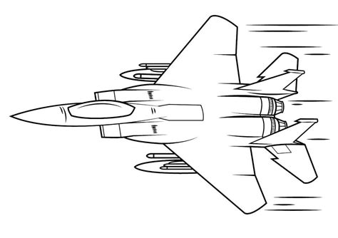 eagle fighter jet coloring page  printable coloring pages