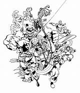 Marvel Coloring Pages Superhero Clipartmag sketch template