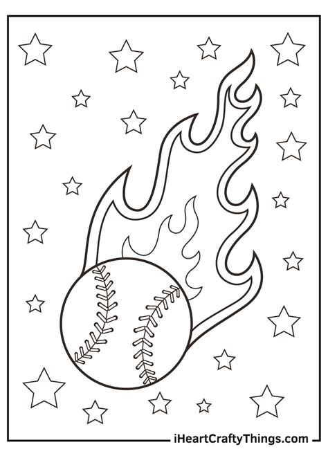 baseball coloring pages  printable