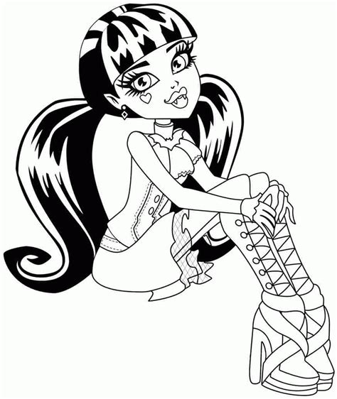 monster high coloring pages  coloring home