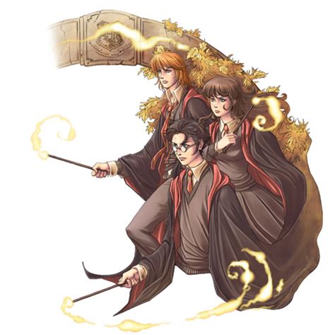 harry potter images hp fan art the trio wallpaper and