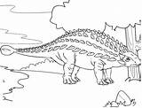 Ankylosaurus Dinosaurs Herbivorous sketch template