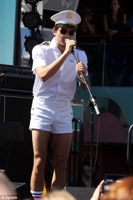 What Would Jennifer Say John Mayer Dons Hotpants And Sailor Outfit For