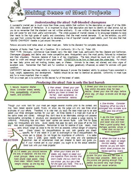 edition youth rabbit project study guide rabbit smarties