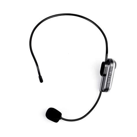 portable head mounted wireless bluetooth microphone  fm transmission  speech