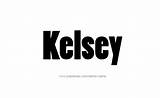 Tattoo Kelsey Name Designs sketch template