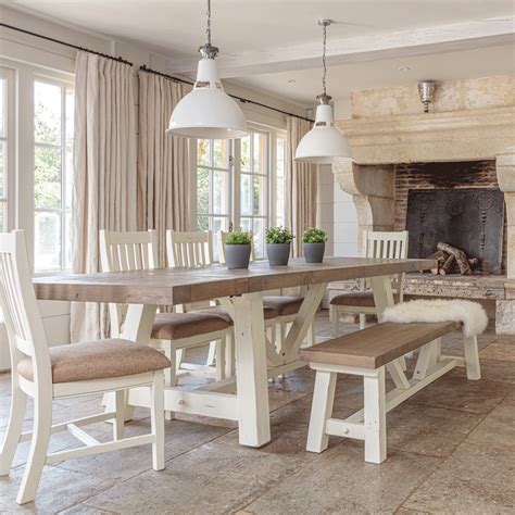 modern farmhouse dining table set   living