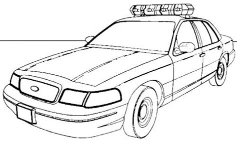 police car coloring pages  print