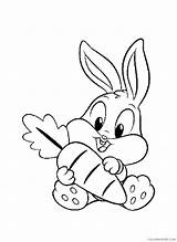 Bunny Bugs Pages Coloring Coloring4free Baby Cute Related Posts sketch template