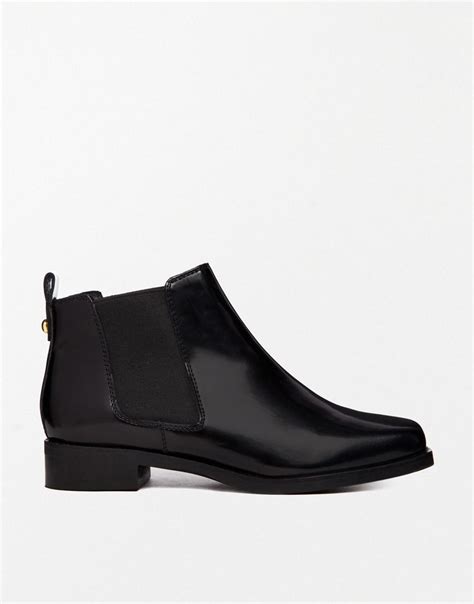 asos amsterdam leather chelsea ankle boots  asoscom chelsea ankle boots boots black ankle