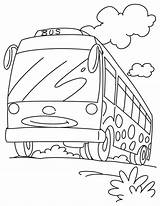 Coloring Bus Pages Kids Ba Se Drawing Color Crafts Christmas Slope Moving Fast sketch template