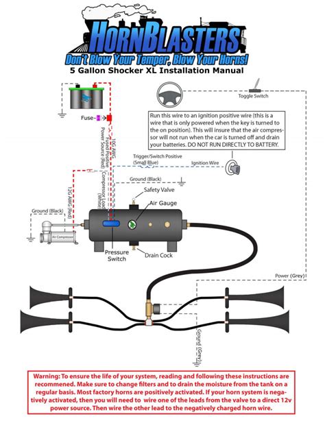 kleinn air horn wiring diagram diagram
