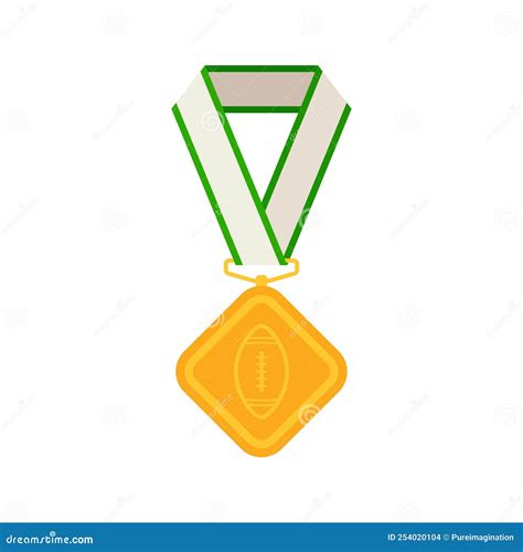 medal isolated  white background stock vector illustration  award