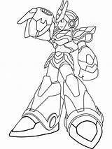 Mega Man Coloring Pages Printable Boys Recommended sketch template