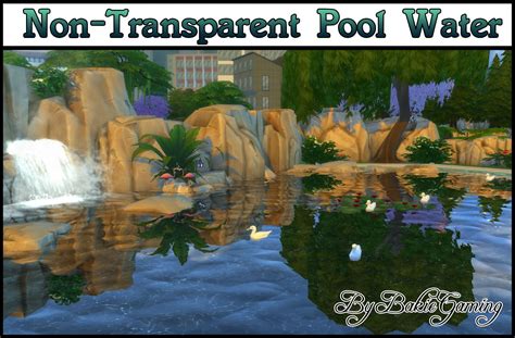 modthesims  transparent pool water sims  pool water sims