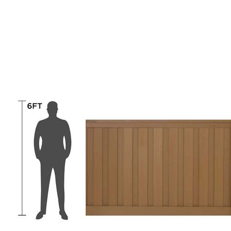 ft tall trex seclusions privacy fence panel kit fds