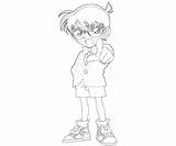Conan Detective Coloring Pages Evelyn sketch template