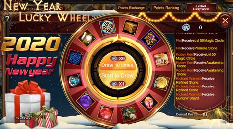 year lucky wheel esprit games