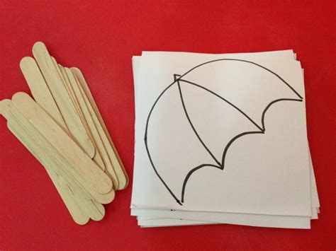 teacher weena umbrella craft