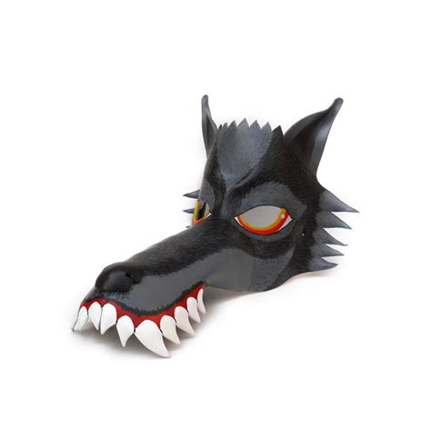 big bad wolf halloween leather mask costume animal werewolf etsy