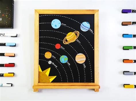 easy solar system drawing ideas   astronauts julie ann art