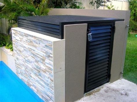 top   pool equipment cover ideas concealed designs